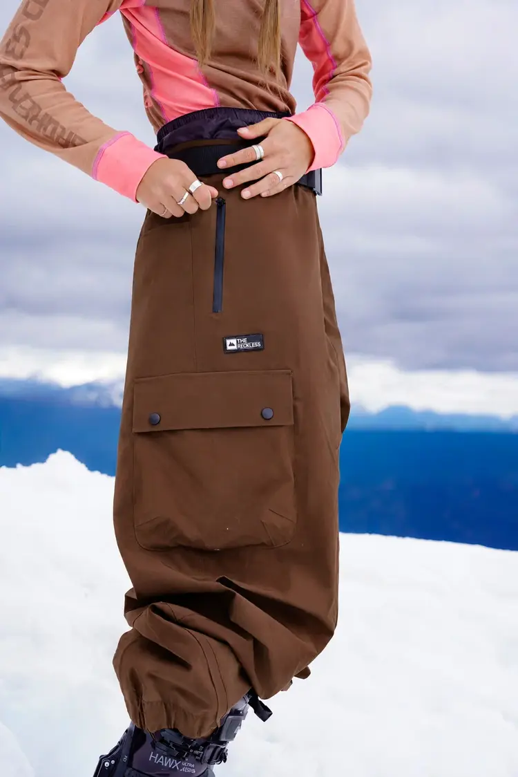 Notice the reckless WOMEN'S MUDSTONE 3-LAYER OUTER SHELL PANTS