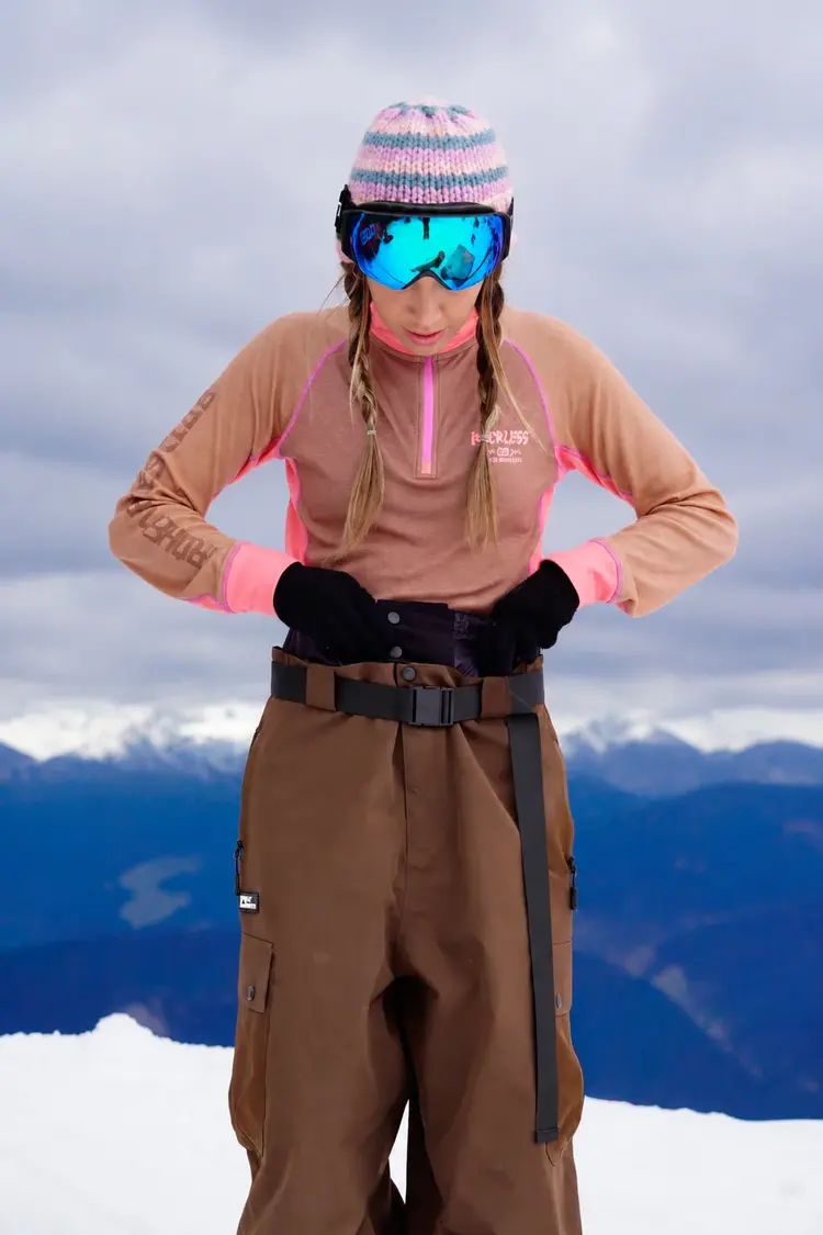 Notice the reckless WOMEN'S MUDSTONE 3-LAYER OUTER SHELL PANTS