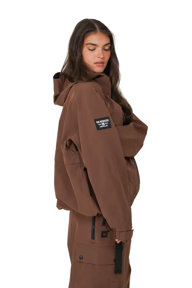 Notice the reckless WOMEN'S MUDSTONE 3-LAYER OUTER SHELL JACKET
