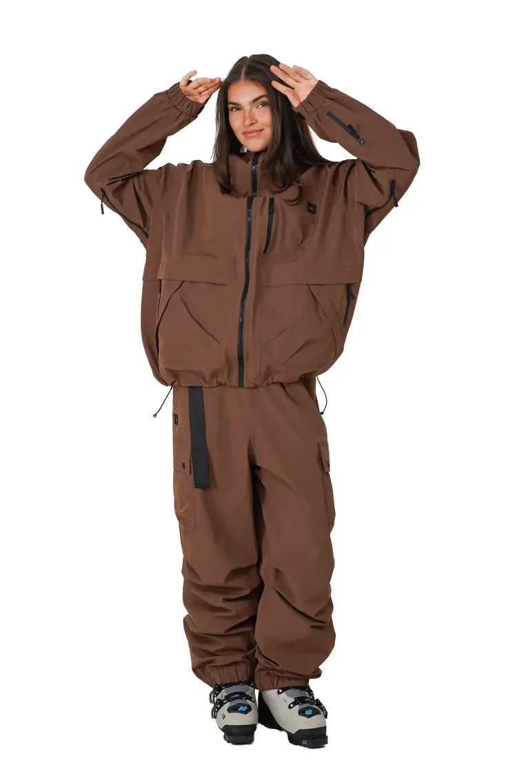 Notice the reckless WOMEN'S MUDSTONE 3-LAYER OUTER SHELL JACKET