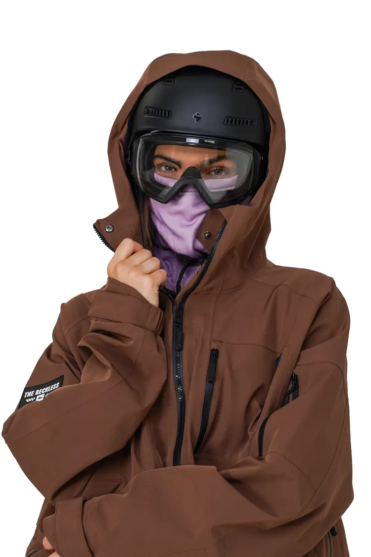 Notice the reckless FEMMES MUDSTONE 3-LAYER OUTER SHELL JACKET