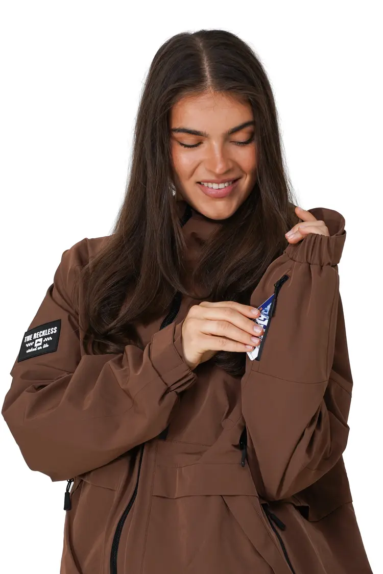 Notice the reckless WOMEN'S MUDSTONE 3-LAYER OUTER SHELL JACKET