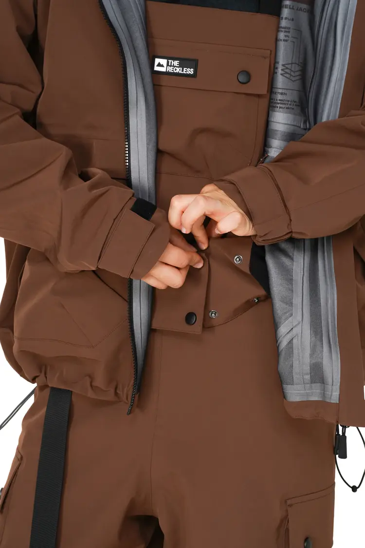 Notice the reckless FEMMES MUDSTONE 3-LAYER OUTER SHELL JACKET