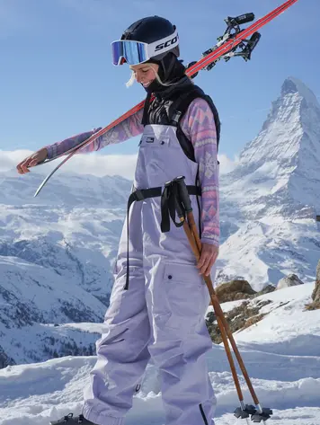 Notice the reckless WOMEN'S NORTH WIND 3-LAYER OUTER SHELL BIB