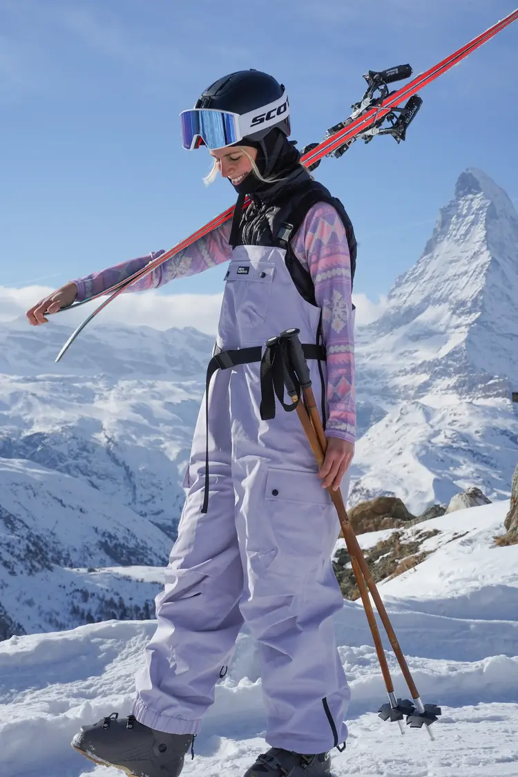 Notice the reckless FEMMES NORTH WIND 3-LAYER OUTER SHELL BIB
