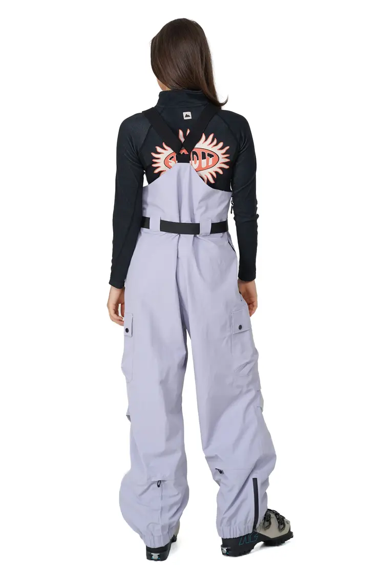 Notice the reckless WOMEN'S NORTH WIND 3-LAYER OUTER SHELL BIB
