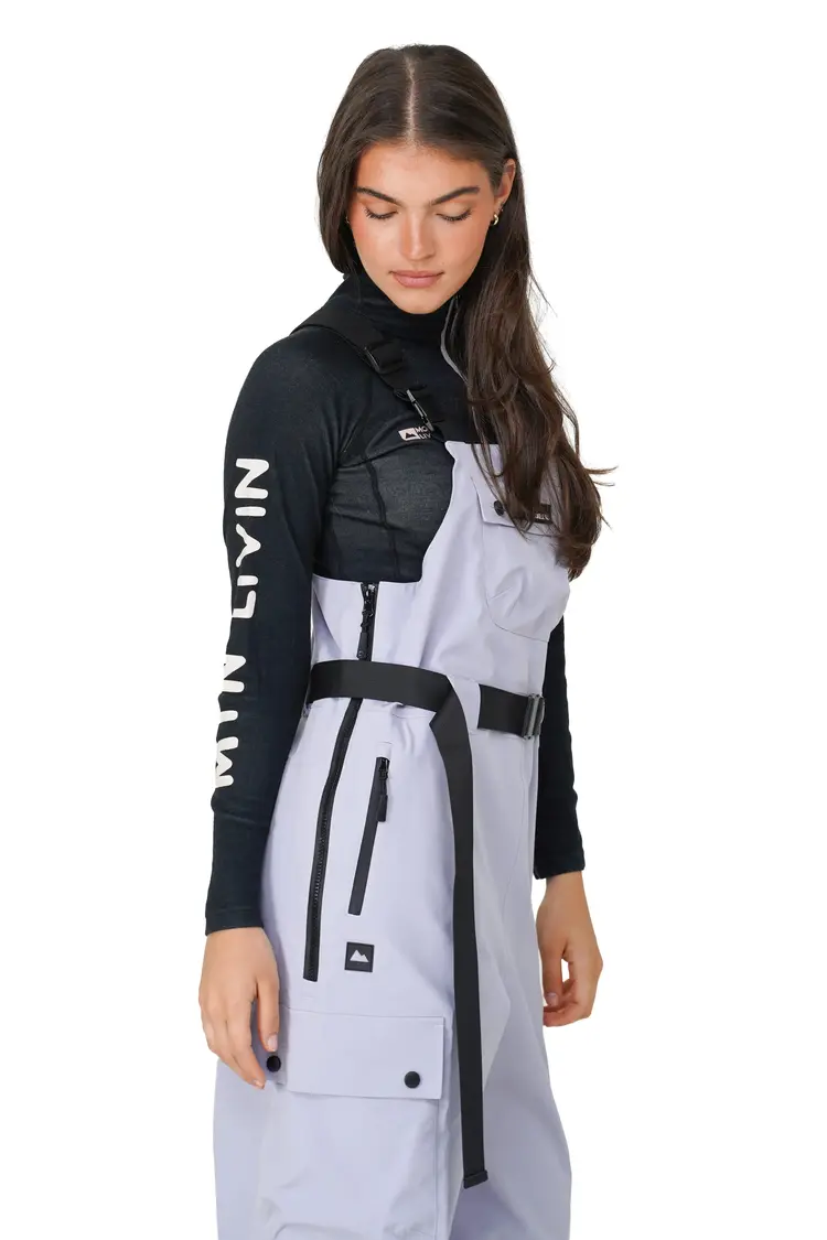 Notice the reckless FEMMES NORTH WIND 3-LAYER OUTER SHELL BIB