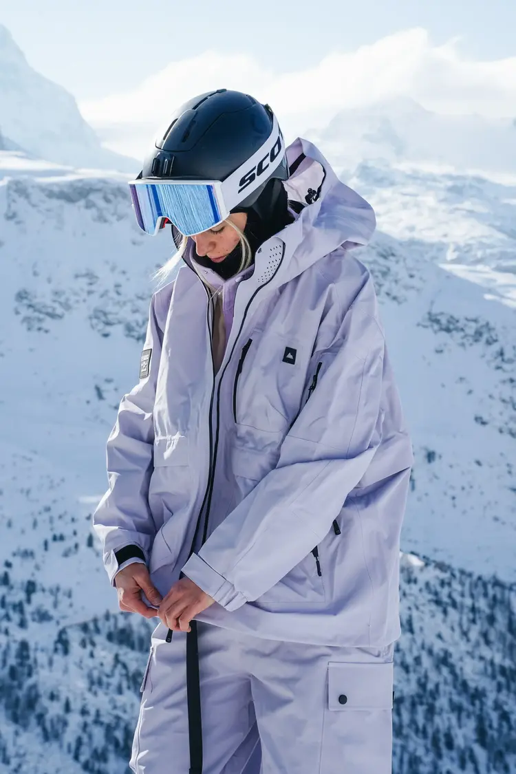 Notice the reckless FEMMES NORTH WIND 3-LAYER OUTER SHELL JACKET