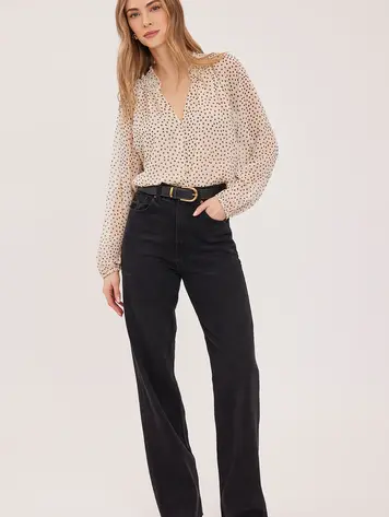 Gentle fawn FEMMES ANNIE BLOUSE CREAM PRINT