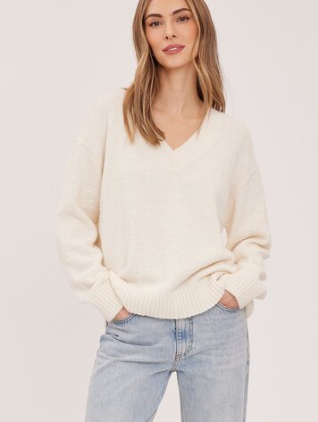 Gentle fawn WOMEN'S TILDA PULLOVER SWEATER CREAM
