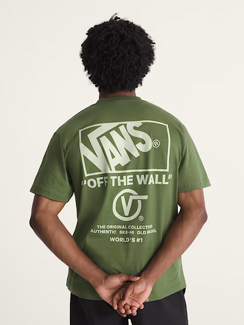 Vans HOMMES STACKED HI T-SHIRT GREEN BALSAM