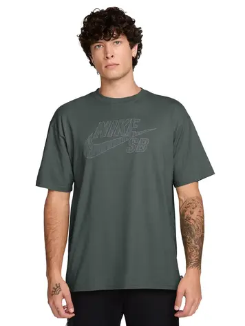 Nike SB MEN'S LSE LOGO FILL TEE CAMO GREEN