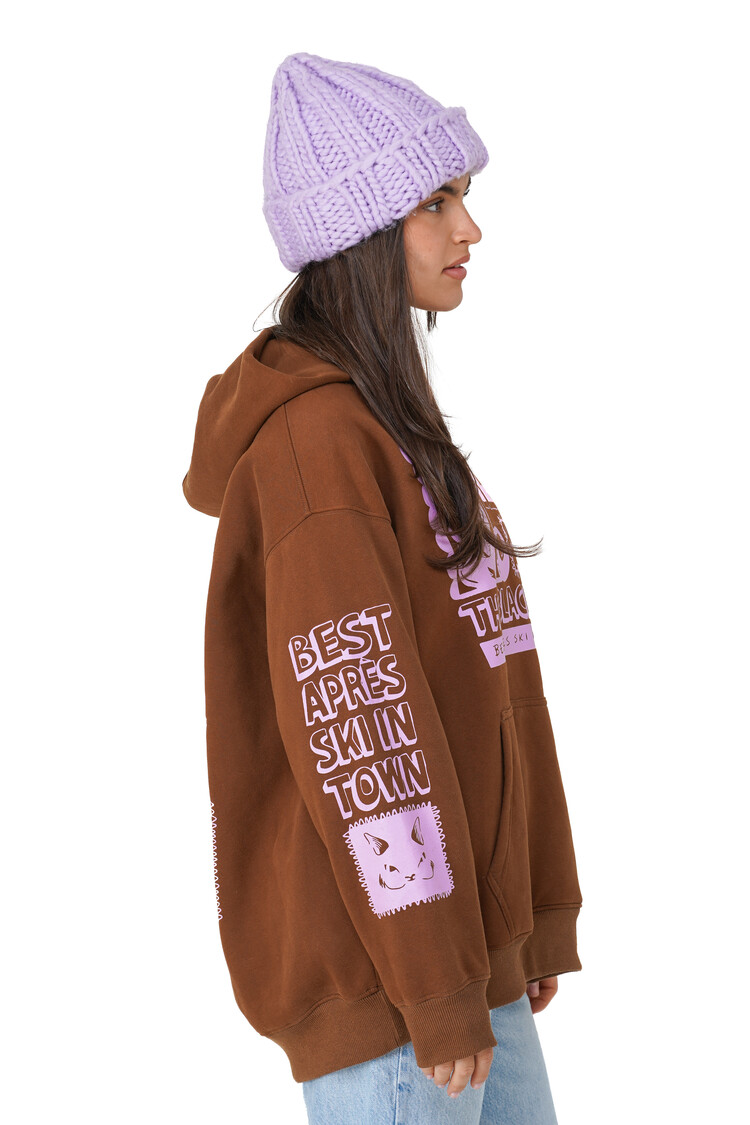 Notice the reckless WOMEN'S BLACK CAT OVERSIZED HOODIE