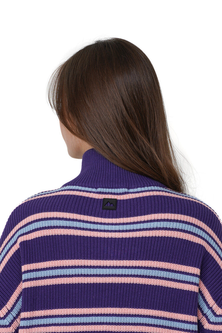 Notice the reckless WOMEN'S ARCTIC DAWN HALF ZIP SWEATER