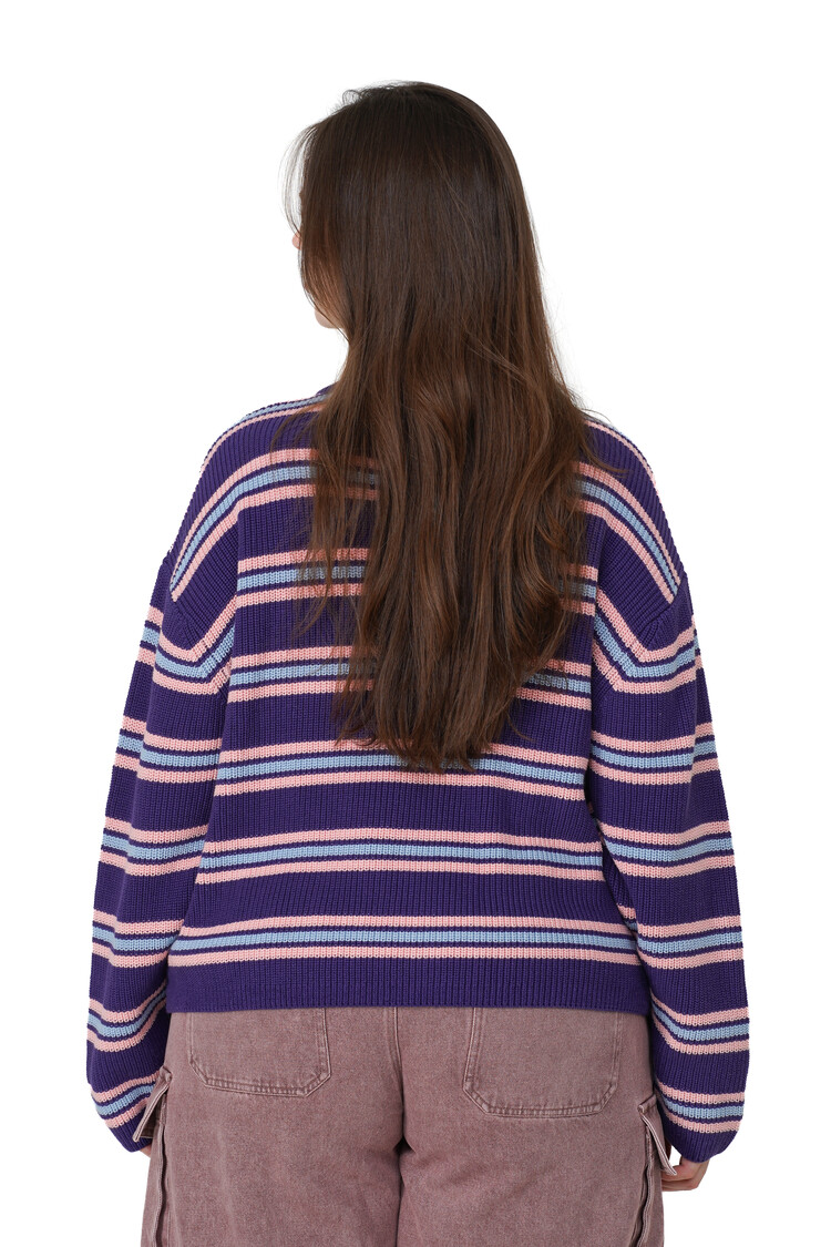 Notice the reckless WOMEN'S ARCTIC DAWN HALF ZIP SWEATER