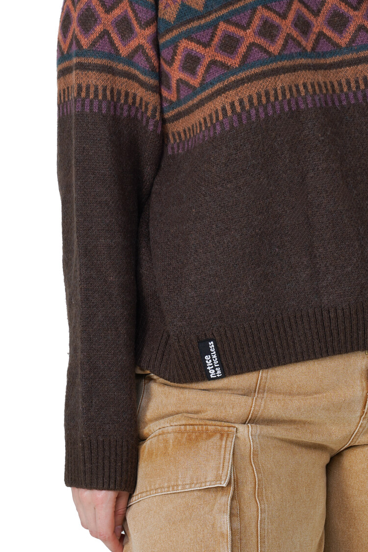 Notice the reckless WOMEN'S OAKRIDGE RAGLAN SHORT SWEATER