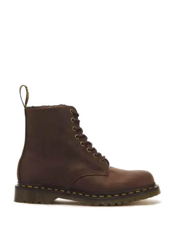 DR MARTENS WOMEN'S 1460 PASCAL WL DARK BROWN CRAZY HORSE