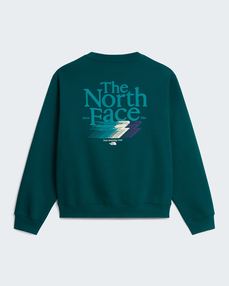 THE NORTH FACE MEN'S RETRO TRAIL RELAXED GRAPHIC SWEATSHIRT