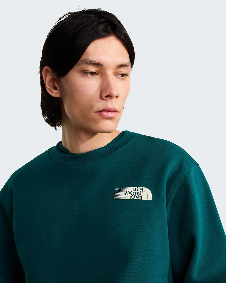 THE NORTH FACE HOMMES RETRO TRAIL RELAXED GRAPHIC SWEATSHIRT