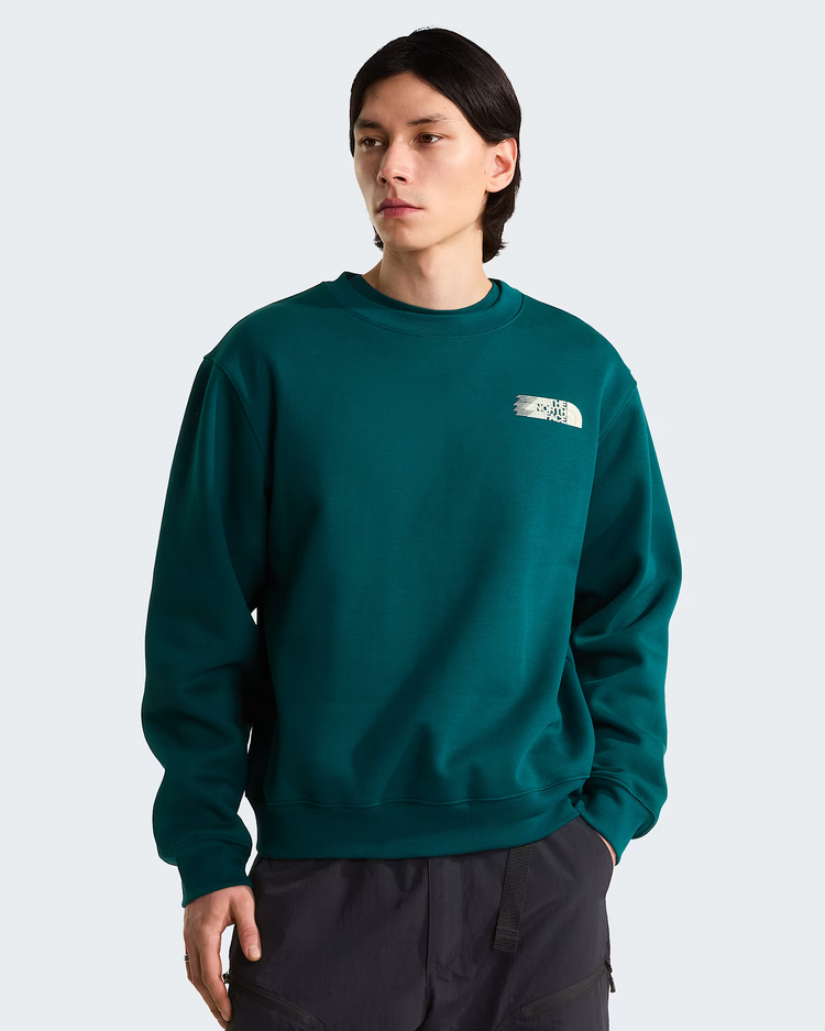 THE NORTH FACE HOMMES RETRO TRAIL RELAXED GRAPHIC SWEATSHIRT