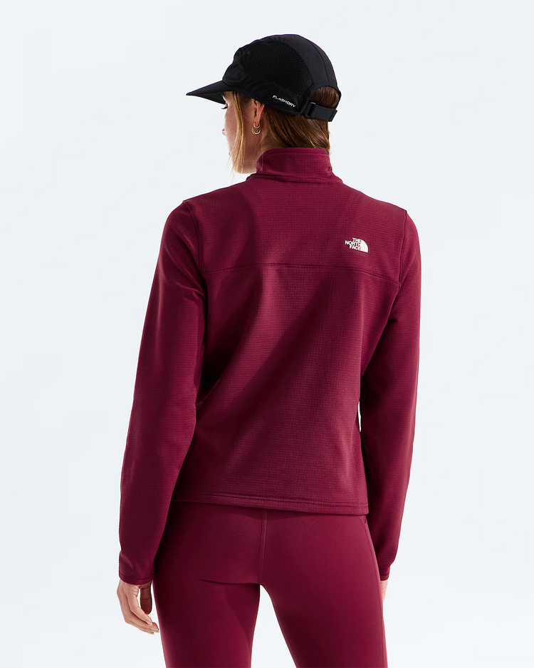 THE NORTH FACE WOMEN'S CEDAR TRAIL GRID FLEECE 1/4 ZIP