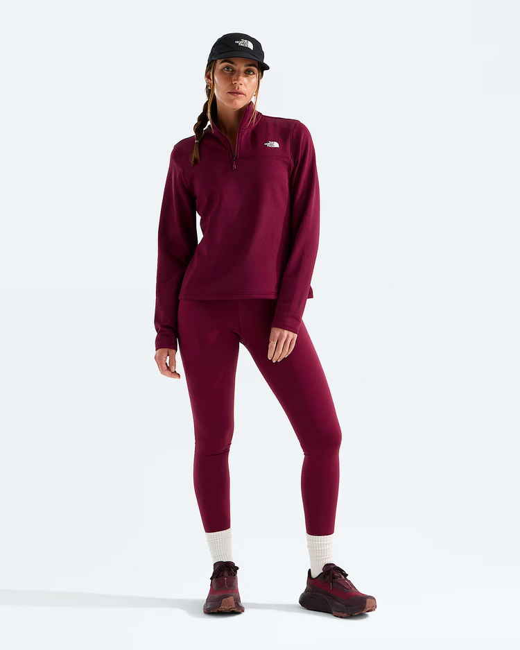 THE NORTH FACE FEMMES CEDAR TRAIL GRID FLEECE 1/4 ZIP