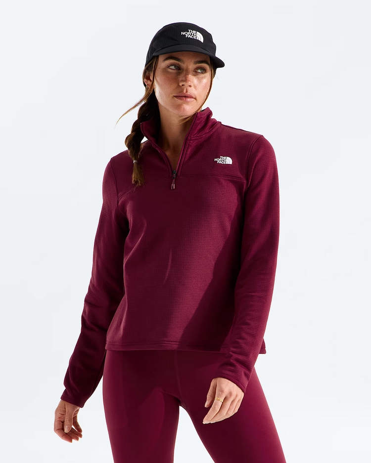 THE NORTH FACE FEMMES CEDAR TRAIL GRID FLEECE 1/4 ZIP
