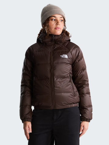 THE NORTH FACE WOMEN'S HYDRENALITE DOWN HOODED JACKET DARK CHESTNUT
