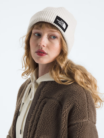 THE NORTH FACE SALTY LINED BEANIE WHITE DUNE