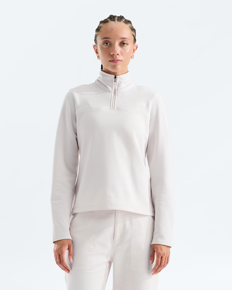 THE NORTH FACE FEMMES CEDAR TRAIL GRID FLEECE 1/4 ZIP