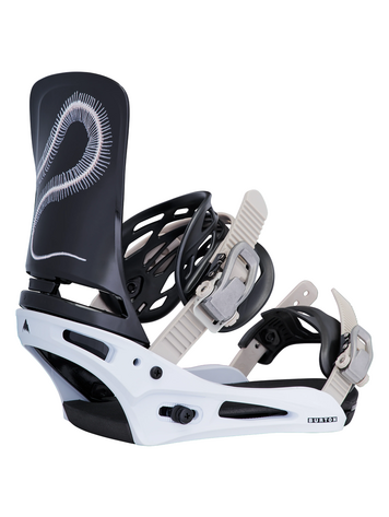Burton MEN'S CARTEL SNOWBOARD BINDINGS SKELETON SNAKE