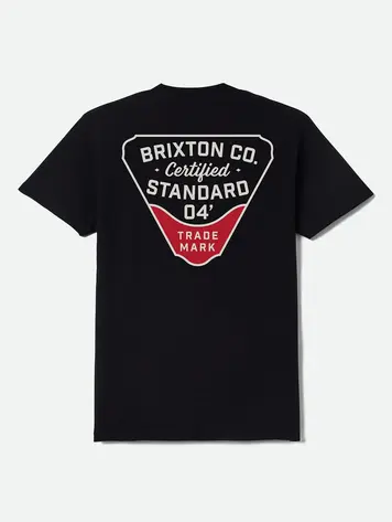 Brixton HOMMES BLIGHTON STANDARD T-SHIRT BLACK