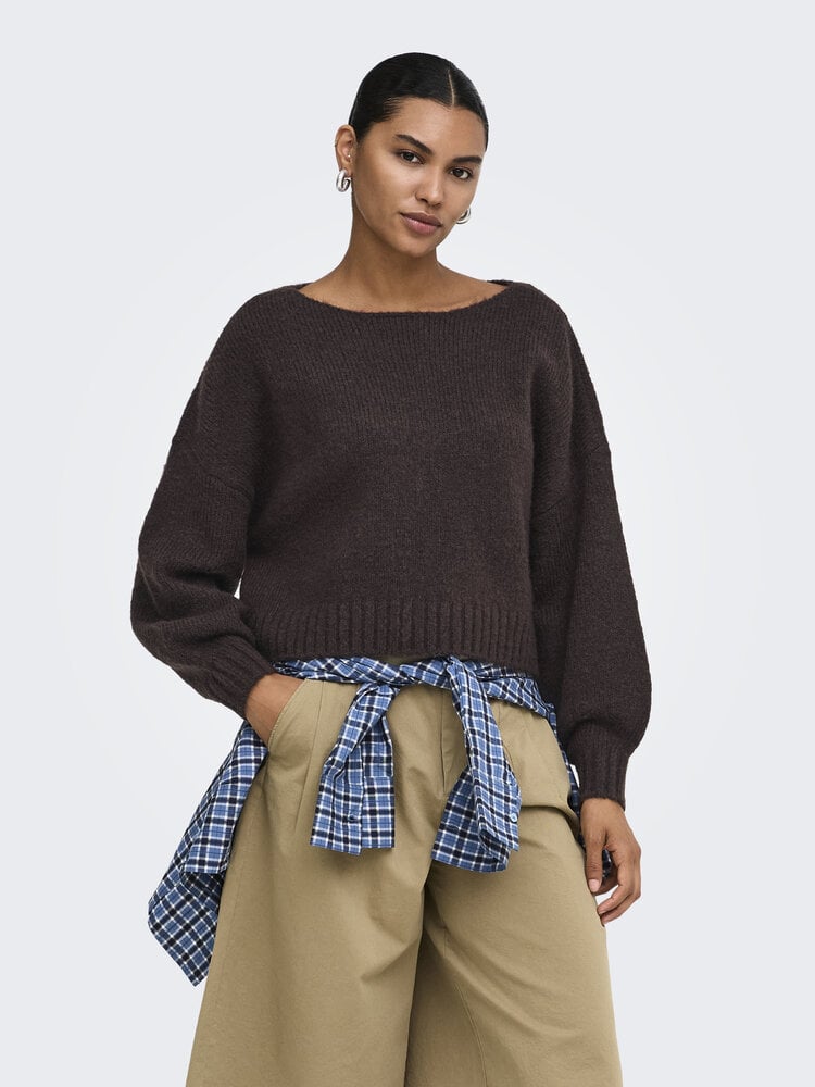 Only WOMEN'S LAYA LONG SLEEVE BOATNECK