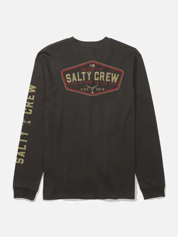 Salty crew HOMMES TAILFIN LONG SLEEVE TEE BLACK