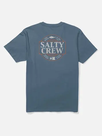 Salty crew HOMMES SPLIT UP CREW TEE SLATE