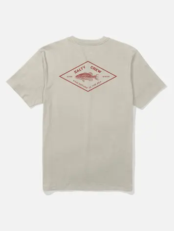 Salty crew HOMMES DIAMOND BASS CREW TEE BONE