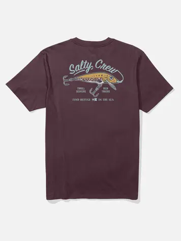 Salty crew MEN'S DECOY CREW TEE WINE