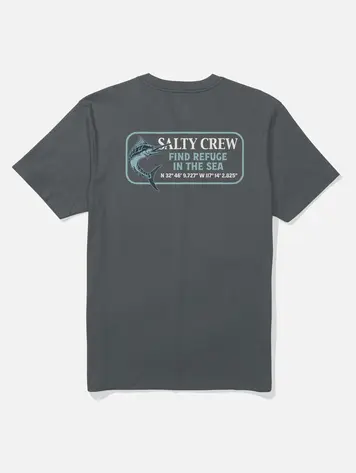 Salty crew HOMMES COORDINATES CREW TEE DARK GREY
