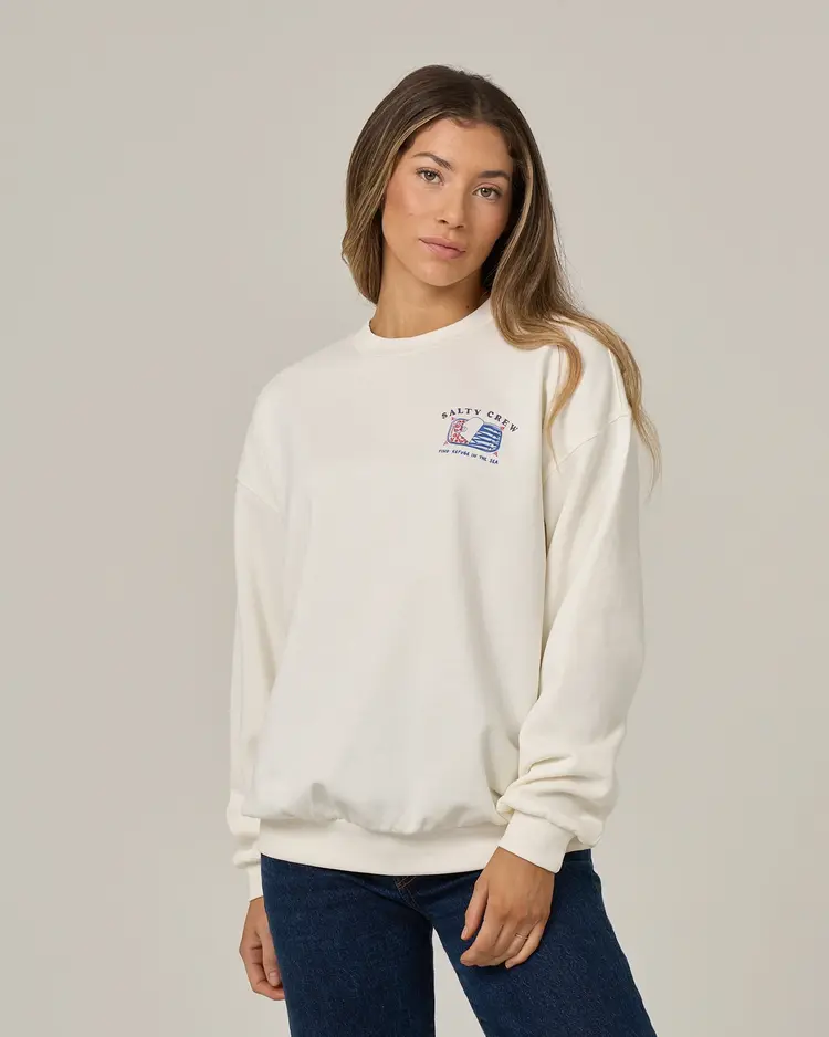 Salty crew FEMMES CUTE TIN CREW SWEATSHIRT