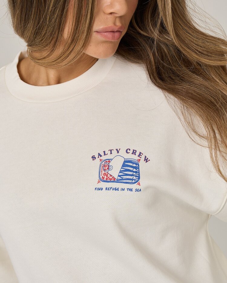 Salty crew WOMEN'S CUTE TIN CREW SWEATSHIRT