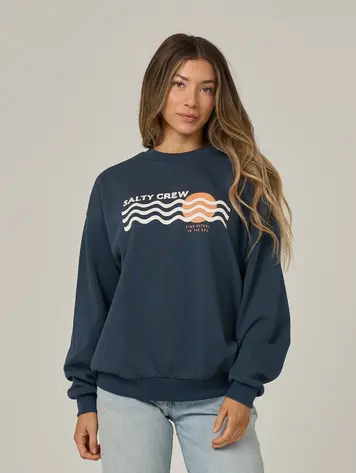 Salty crew WOMEN'S BOAT LEGS CREW NAVY
