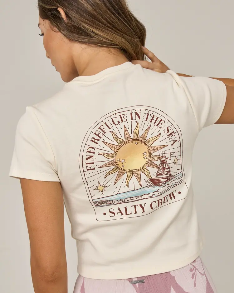 Salty crew WOMEN'S CELESTIAL SUN BABY TEE