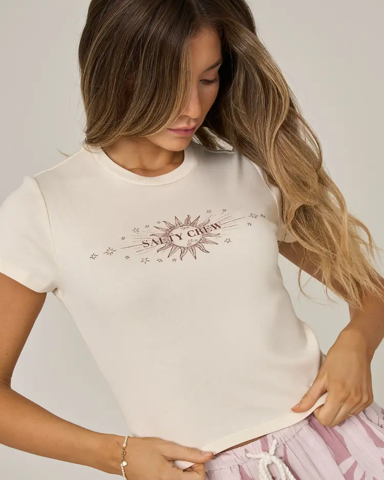 Salty crew FEMMES CELESTIAL SUN BABY TEE