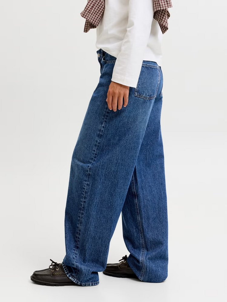 JJXX WOMEN'S FUJI BARREL MID WAIST JEANS