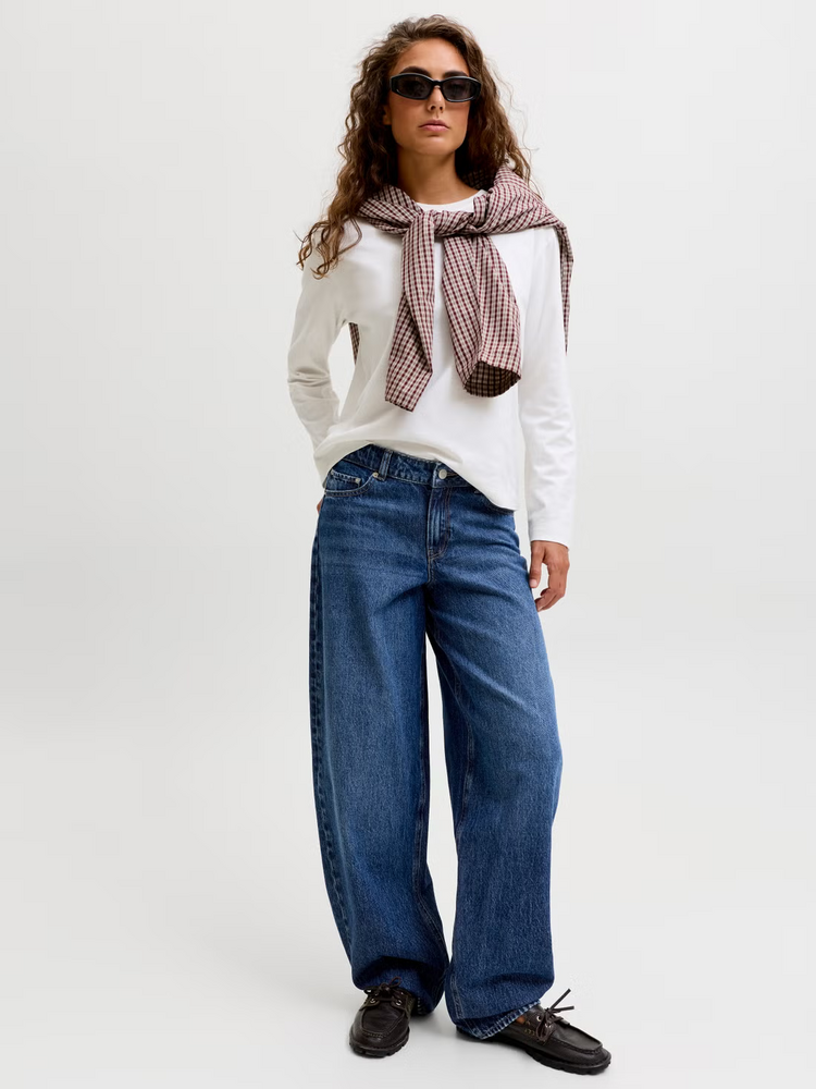 JJXX WOMEN'S FUJI BARREL MID WAIST JEANS