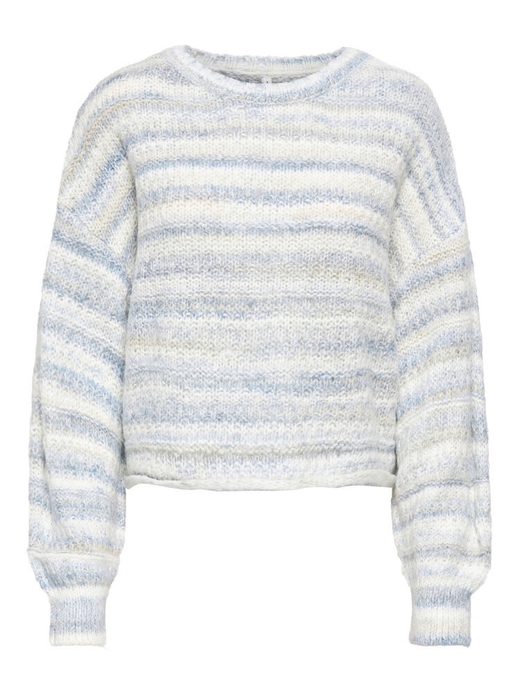 Only FEMMES GOLA LS SHORT LOOSE O-NECK PULLOVER