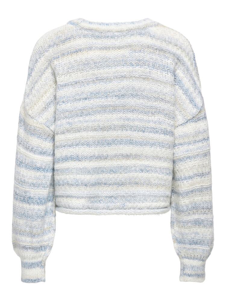 Only FEMMES GOLA LS SHORT LOOSE O-NECK PULLOVER