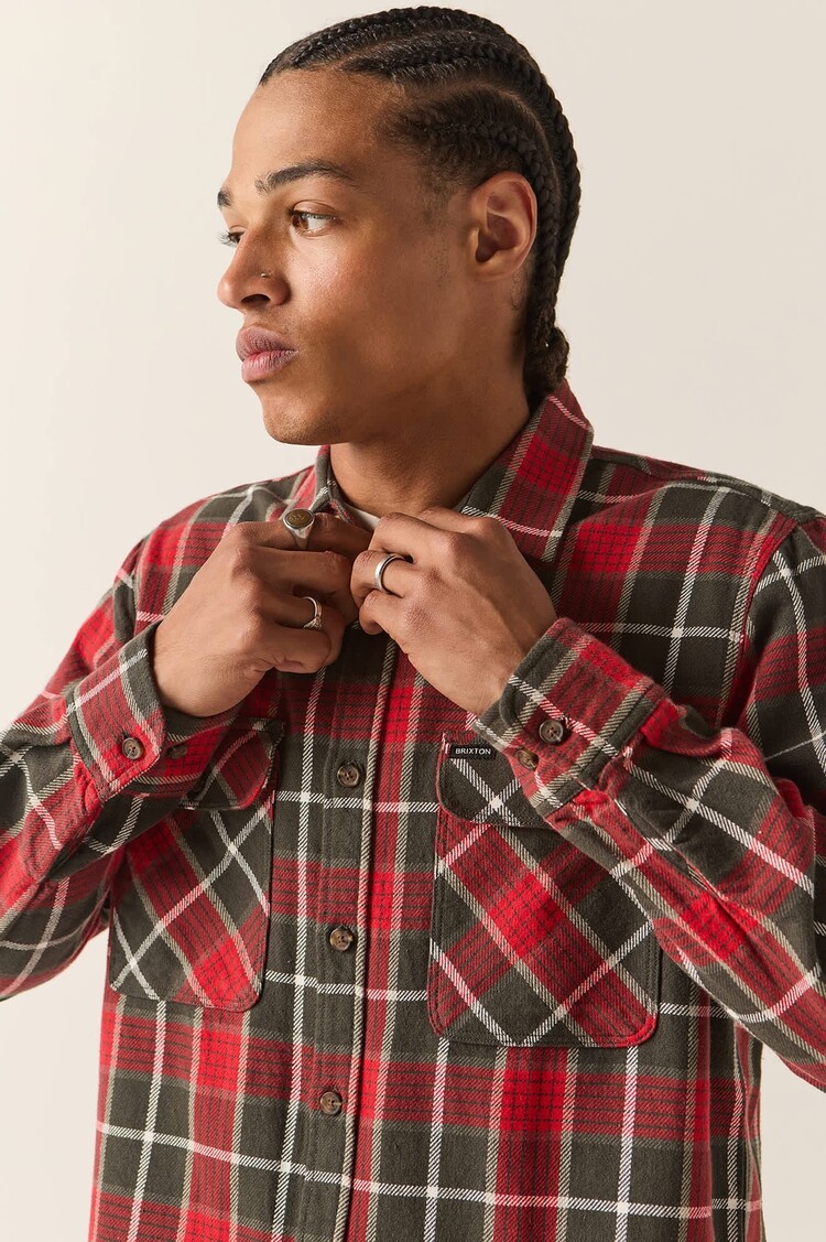 Brixton HOMMES BOWERY FLANNEL