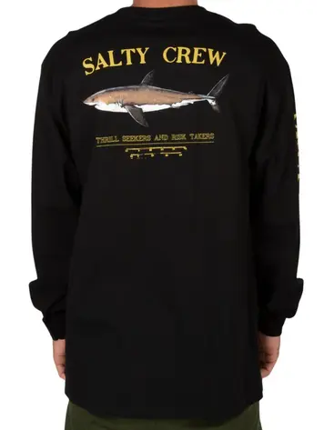 Salty crew HOMMES BRUCE LONG SLEEVE TEE BLACK