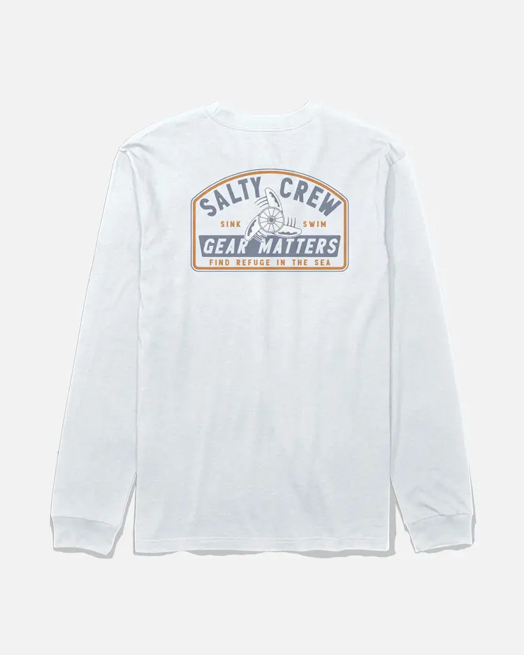 Salty crew MEN'S GEAR SHOP LONG SLEEVE TEE